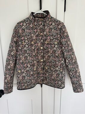J. Crew Quilted Floral Jacket